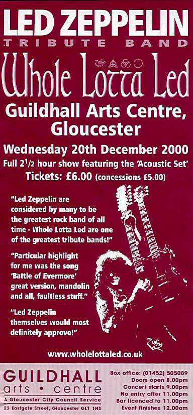 Whole Lotta Led Flyer